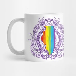 Illinois Mandala Pride Mug